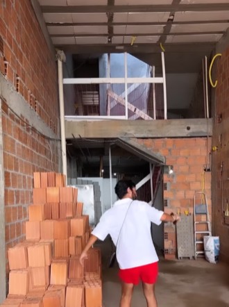 Reforma da casa de Fernanda Paes Leme em Salvador — Foto: Reprodução/Instagram