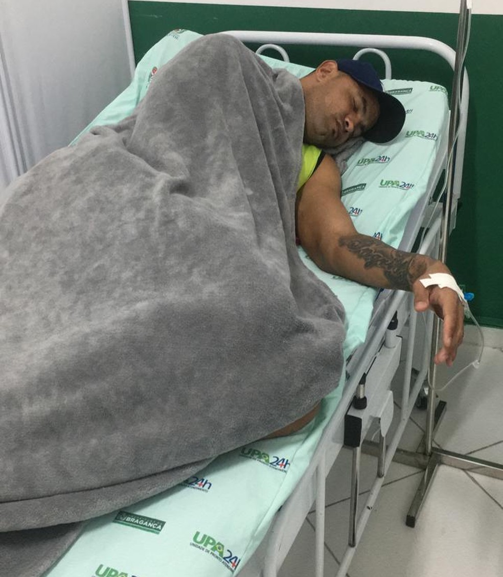 Goleiro Bruno foi um dos que ficou mais debilitado  — Foto: Divulgação/Rio Branco FC