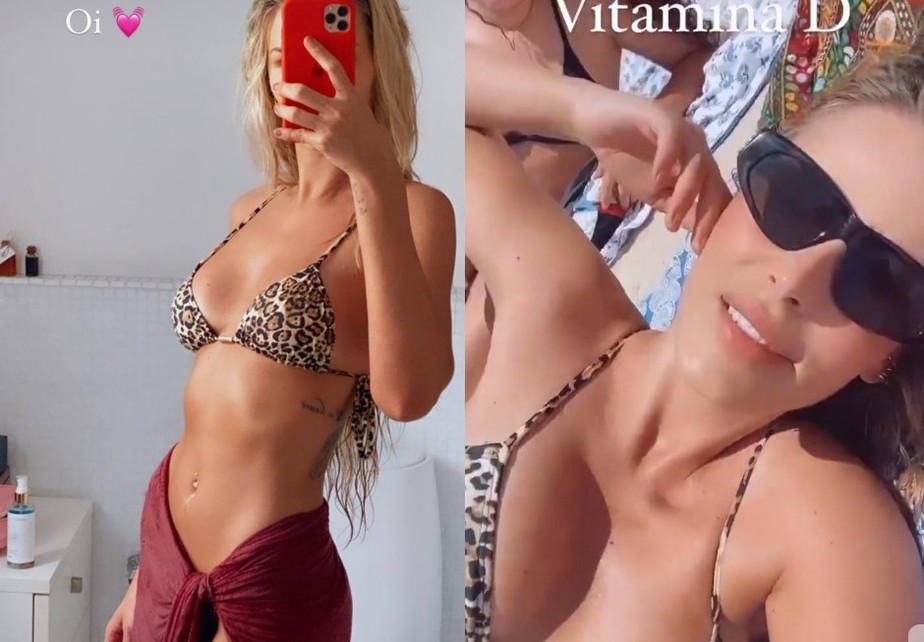 Yasmin Brunet passa Natal na praia: 'Vitamina D'