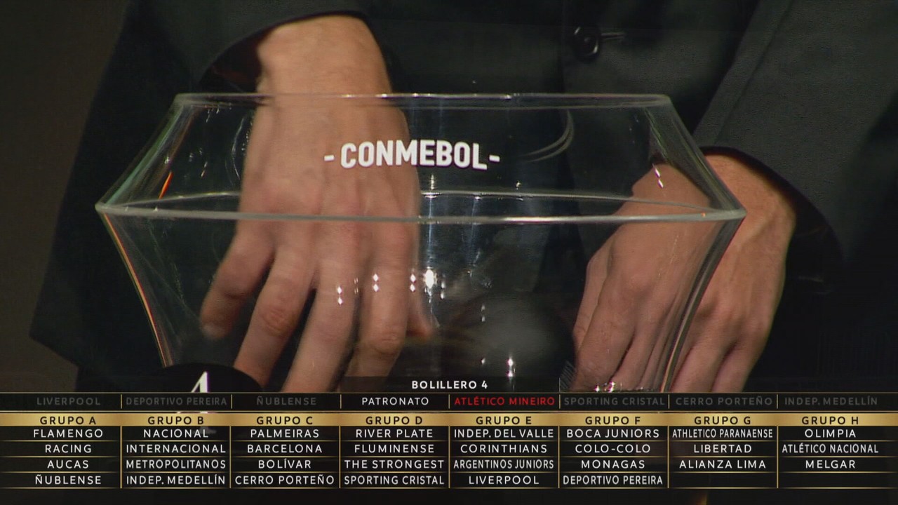 Libertadores: sorteio coloca Galo no mesmo grupo do AthletIco-PR