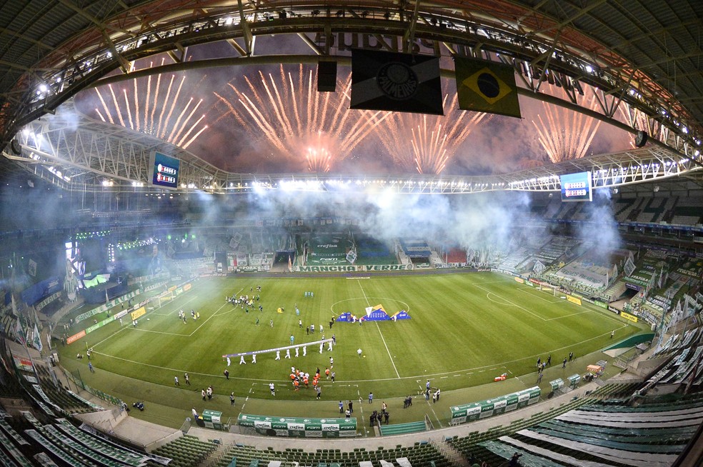 Palmeiras é o campeão paulista de 2020 — Foto: Marcos Ribolli