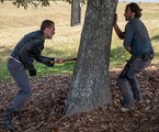 Cena do último episódio da oitava temporada de 'The walking dead' | Gene Page/AMC
