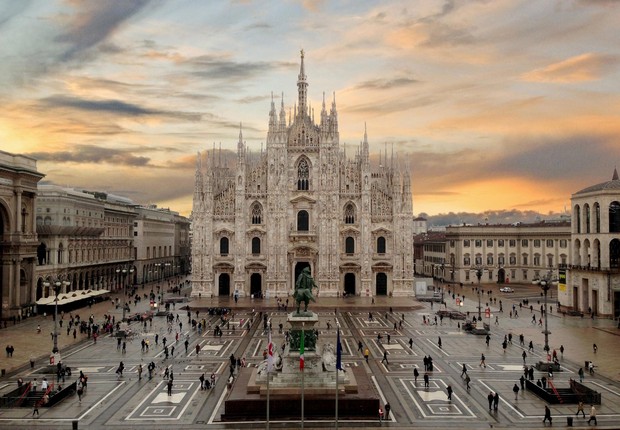 Milão, na Itália: moda, compras, arte e cultura a céu aberto (Foto: Wikimedia Commons/Wikipedia)