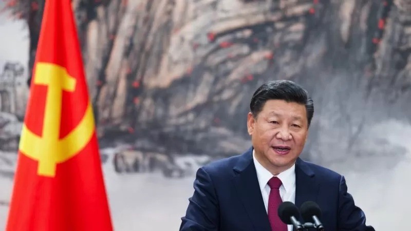 O presidente chinês não falou sobre a ação militar da Rússia na Ucrânia (Foto: Getty Images via BBC News Brasil)