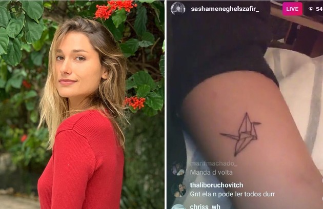 Tatuagem de Sasha Meneghel (Foto: Reprodução/Instagram)