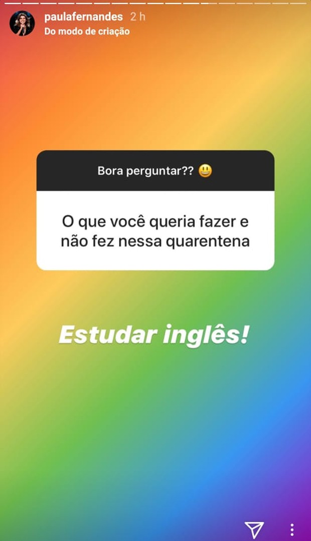 Paula Fernandes responde perguntas de fãs no Instagram (Foto: Reprodução/Instagram)