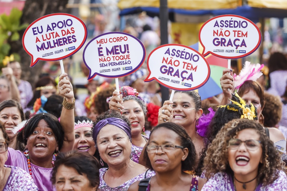 A agremiação desfila pelo bairro do Recife desde 2002 — Foto: Andrea Rêgo Barros/Prefeitura do Recife