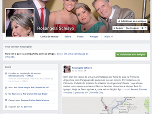 Mulher morre em enchente no Paraguai (Foto: Reprodução/Facebook)