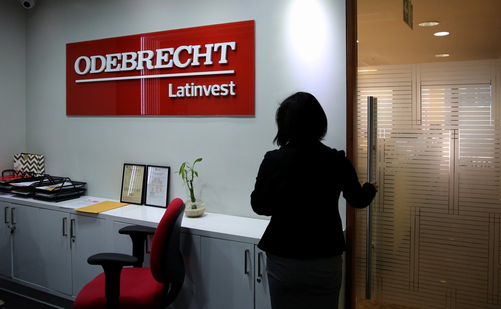 Escritório da Odebrecht em Lima, no Peru; grupo vendeu 3 ativos que tinha no país (Foto: Reuters/Mariana Bazo)