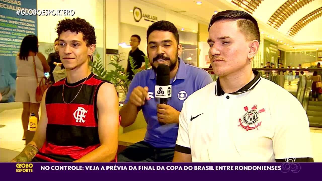 No Controle: Flamenguista e Corintiano fazem pr&eacute;via da decis&atilde;o da Copa do Brasil
