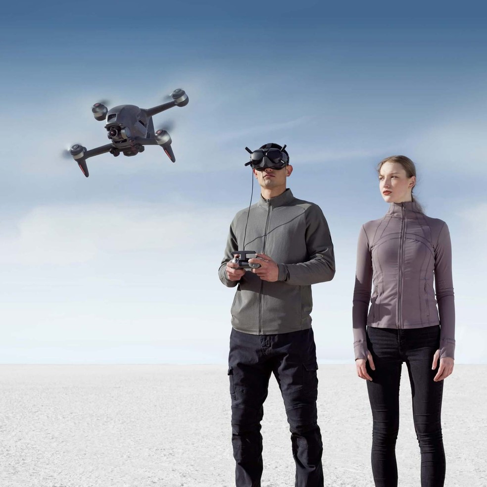 FPV tem performance de drone de corrida e permite controle em primeira pessoa — Foto: Divulgação/DJI