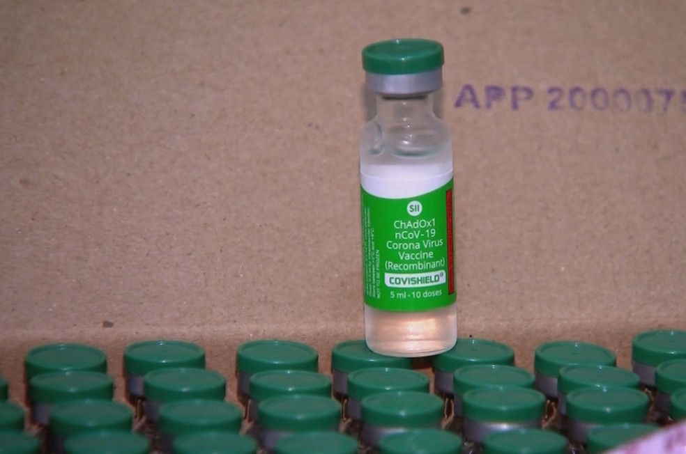 Vacinas de Oxford chegam ao centro-oeste paulista — Foto: TV TEM/Reprodução