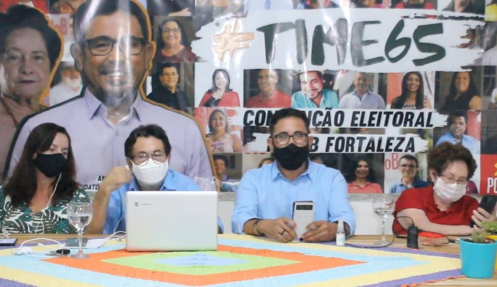 Professor Anízio é candidato à Prefeitura de Fortaleza pelo PCdoB. — Foto: Reprodução