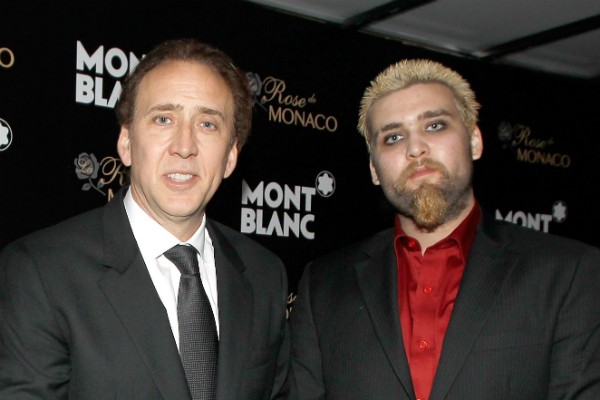 Nicolas Cage e o filho, Weston Cage (Foto: Getty Images)