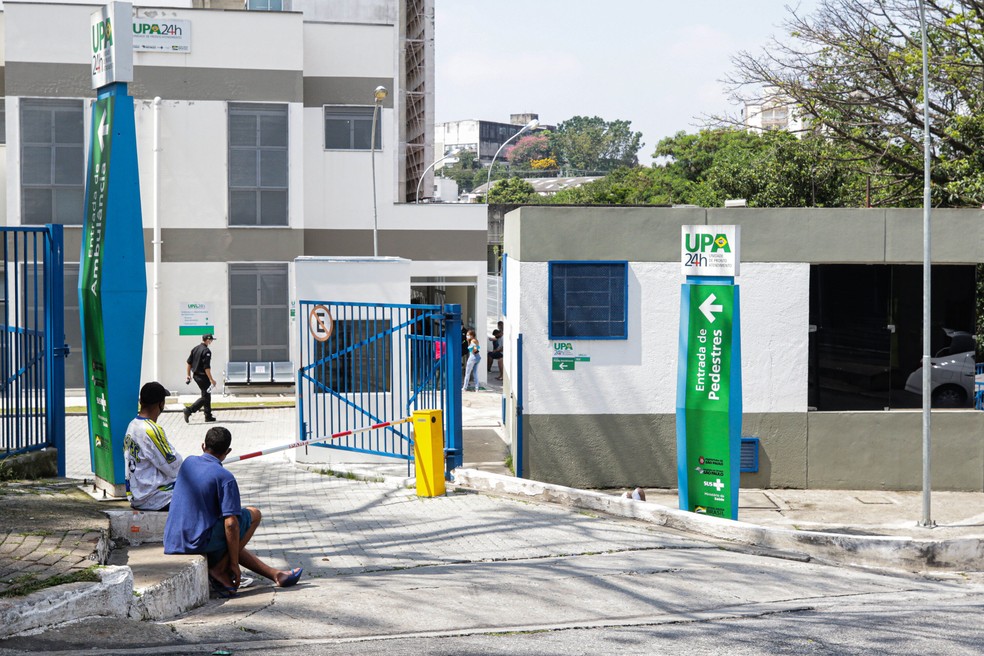 UPA Ermelino Matarazzo, na Zona Leste da cidade de São Paulo, que registrou problemas no abastecimento de oxigênio  — Foto: PAULO GUERETA/AGÊNCIA O DIA/ESTADÃO CONTEÚDO