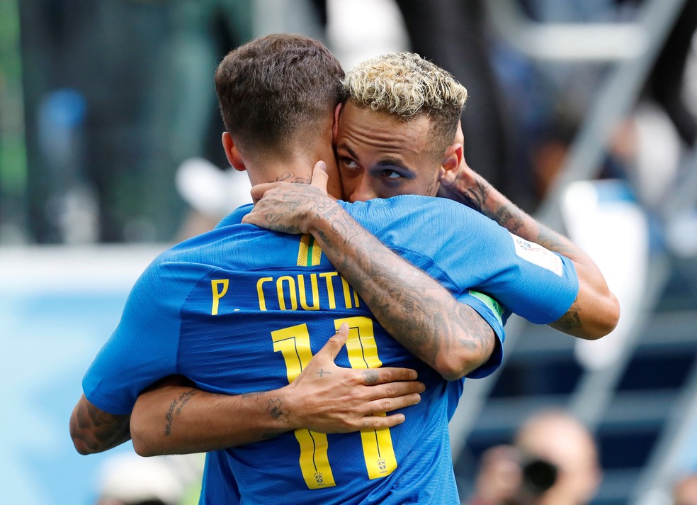 Neymar e Coutinho são duas das principais peça da Seleção de Tite (Foto: Reuters)