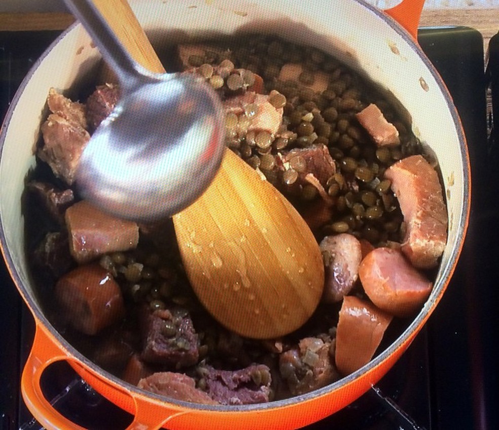Feijoada de Lentilha — Foto: TV Globo