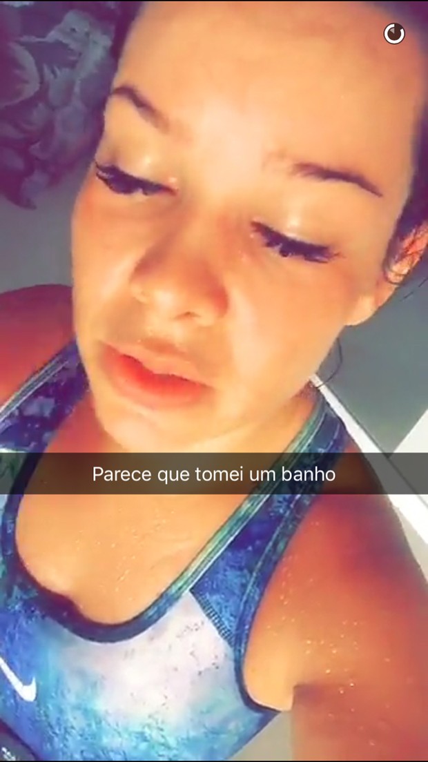 Fernanda Souza (Foto: Reprodução / Snapchat)