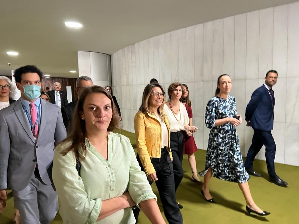 Janja e equipe de Lula fazem visita ao Congresso para conhecer roteiro da  posse | Pol&iacute;tica | G1