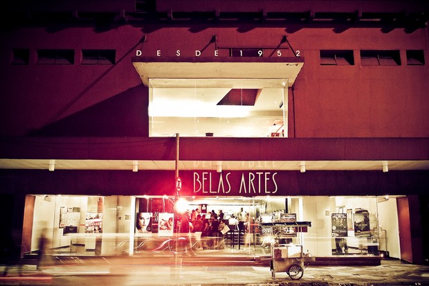 Fachada do Belas Artes foi tombada em 2012 pelo Estado (Foto: Divulgação)