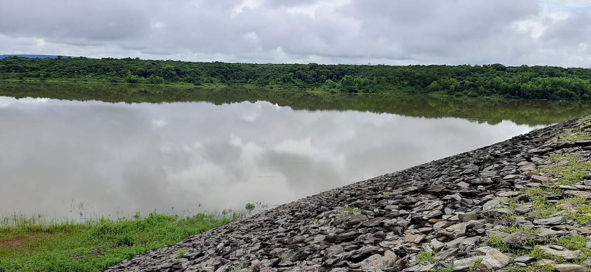 Barragem de Juramento está com 67,83% da capacidade de armazenamento