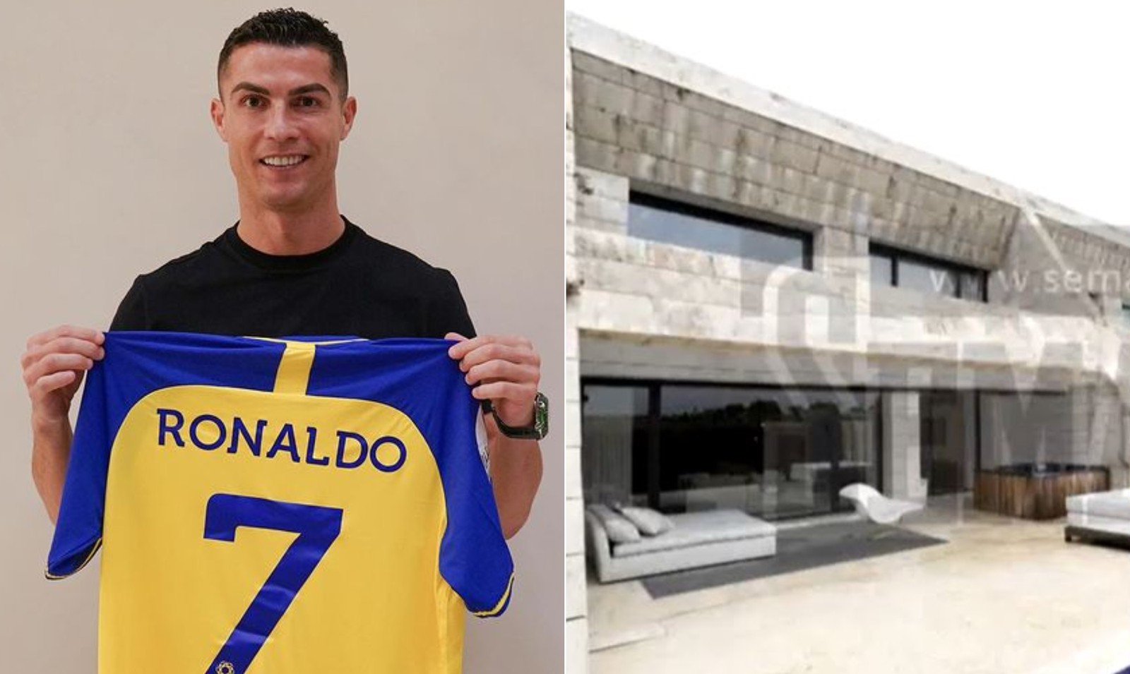 Cristiano Ronaldo colocou mansão para alugar — Foto: reprodução