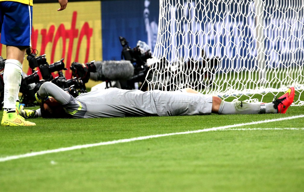 Julio Cesar, após o 7 a 1: "Já contei tudo" sobre aquele dia, diz goleiro — Foto: André Durão / Globoesporte.com