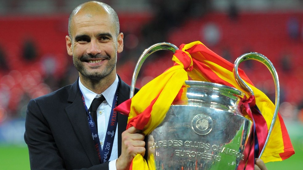 Guardiola na Liga dos CampeÃµes â Foto: EFE