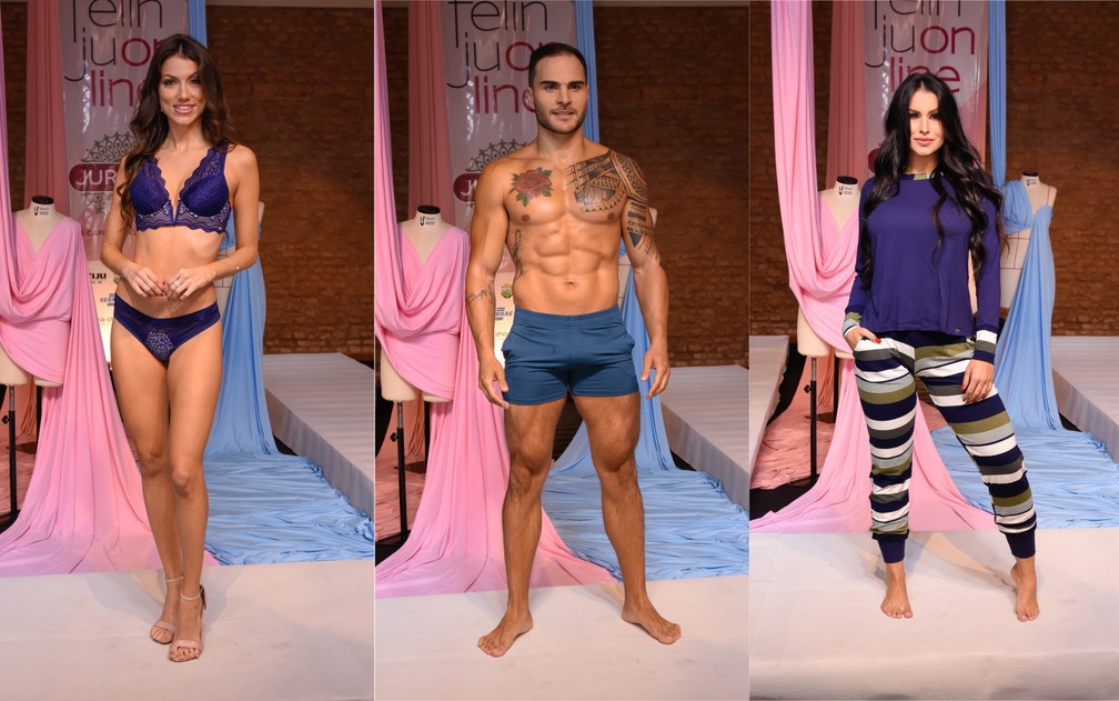 Felinju Online 2020 apresenta novidades da moda íntima de Juruaia — Foto: Reginalva Fotografias
