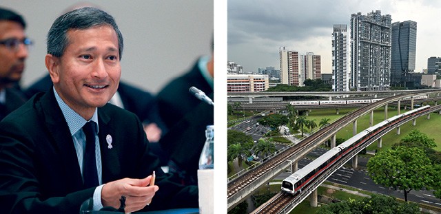O ministro Vivian quer manter o país alinhado com a revolução digital, e uma das apostas do governo está no hub Jurong (Foto: Getty Images)