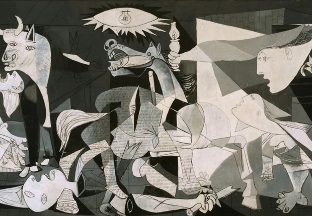 Obra "Guernica", de Pablo Picasso (Foto: Reprodução/Twitter)