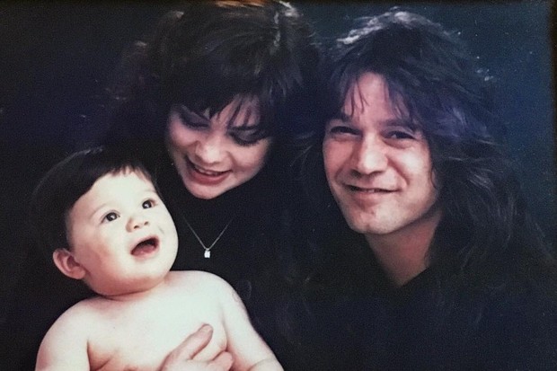 Eddie Van Halen com família (Foto: Reprodução/ Instagram)