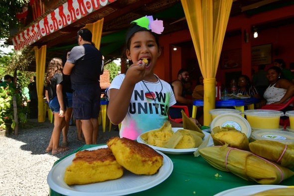 Festival da Pamonha na Comunidade Rio dos Peixes em Cuiabá (MT) — Foto: Davi Valle/Prefeitura de Cuiabá