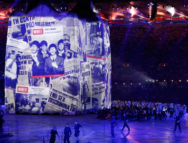 Cerimônia de abertura, Londres, Beatles (Foto: Getty Images)