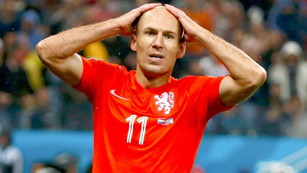 Robben jogo Argentina x Holanda (Foto: Reuters)