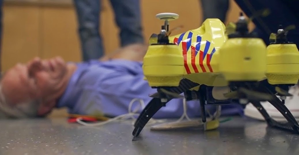 Drone ambulância pode salvar vidas (Foto: Reprodução)