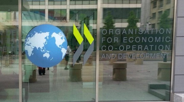 Fachada do prédio da OCDE, em Paris (Foto: Reprodução)