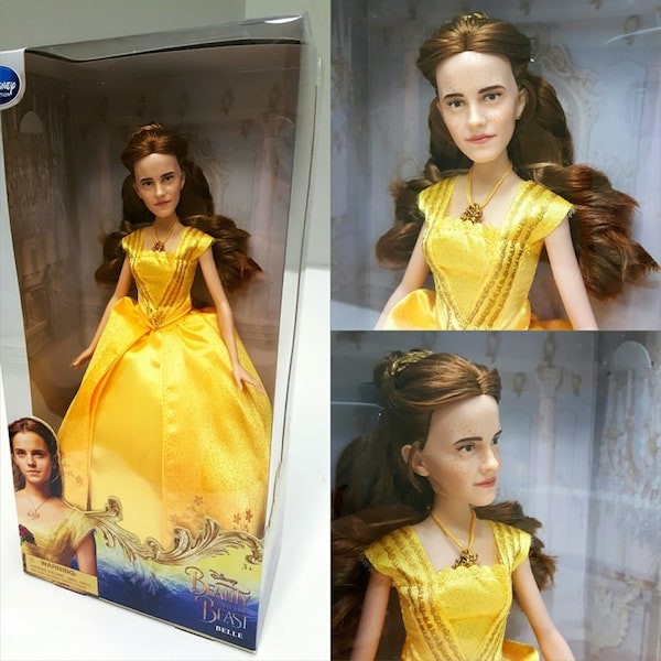 A boneca de 'A Bela e a Fera' inspirada em Emma Watson (Foto: Reprodução)