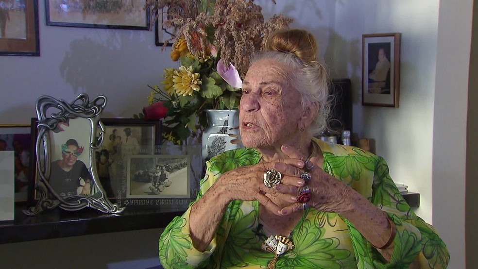 Geninha da Rosa Borges em foto de arquivo de 2012 — Foto: Reprodução/TV Globo