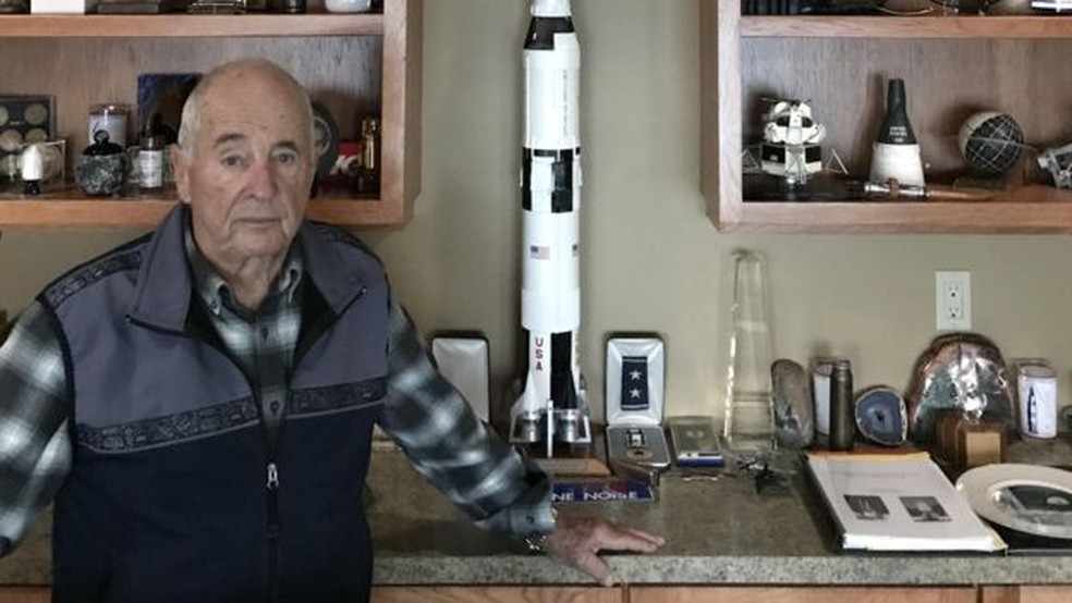 O ex-astronauta diz que a Nasa não deveria mandar naves tripuladas para Marte — Foto: BBC