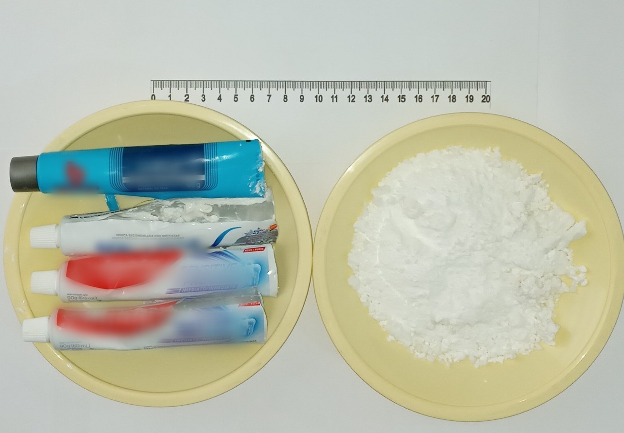 Embalagens de creme dental escondiam cocaína em penitenciária de Iperó 