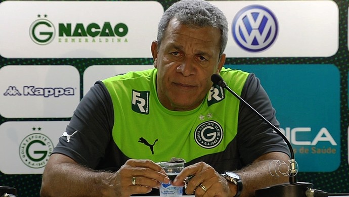 Hélio dos Anjos, técnico do Goiás (Foto: Reprodução/TV Anhanguera)