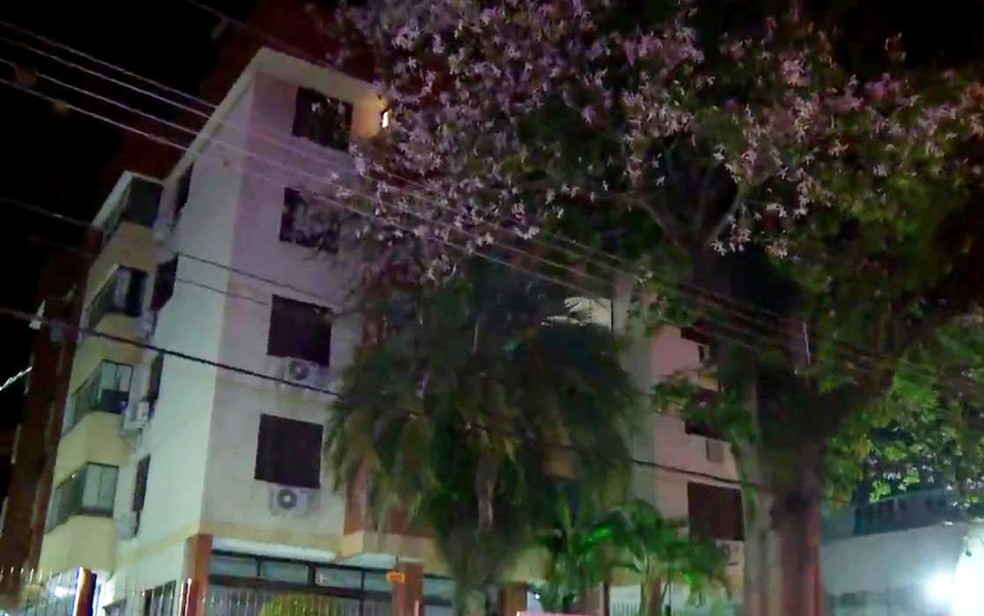 Apartamento da presidente na Zona Sul de Porto Alegre (Foto: Reprodução/RBS TV)
