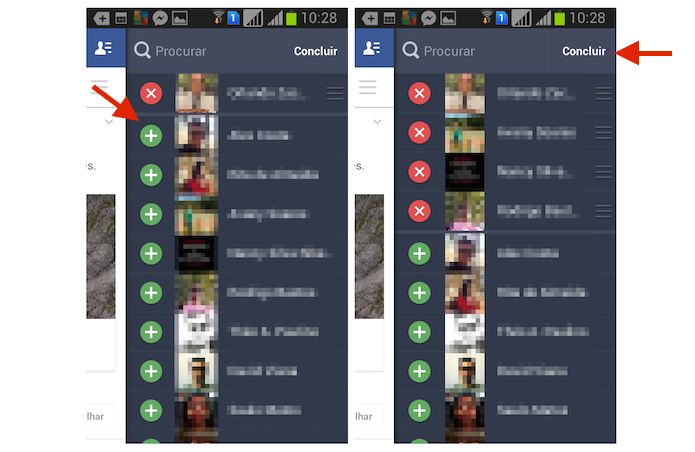 Fixando contatos favoritos na visualização de bate papo do Facebook para Android (Foto: Reprodução/Marvin Costa)