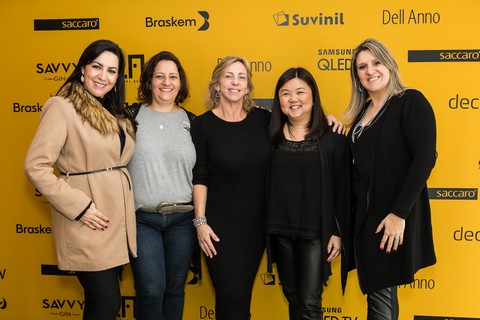 Graziela Carvalho, Milena Oliveira, Marcia Diament, Marcia Kamei e Patricia Contini