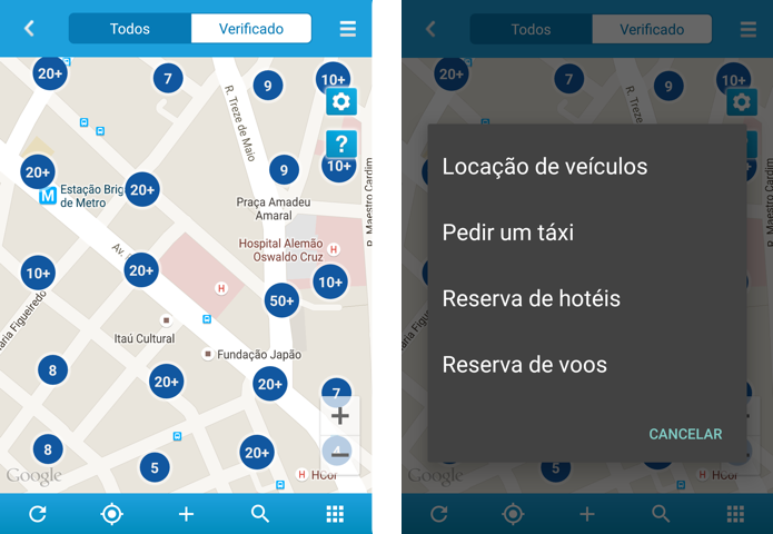 MadiC Magic traz atalhos para chamar táxi, reservar hotel e mais (Foto: Reprodução/Paulo Alves)