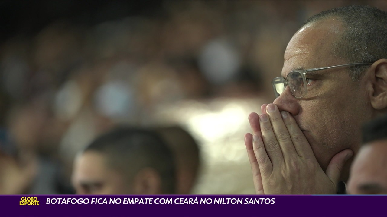 Botafogo fica no empate com o Ceará no Nilton Santos