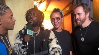 Entrevistas de Jonathan Azevedo: o ator do Vidigal se destaca nas entrevistas com artistas do funk e do rap — Foto: Reprodução/Instagram