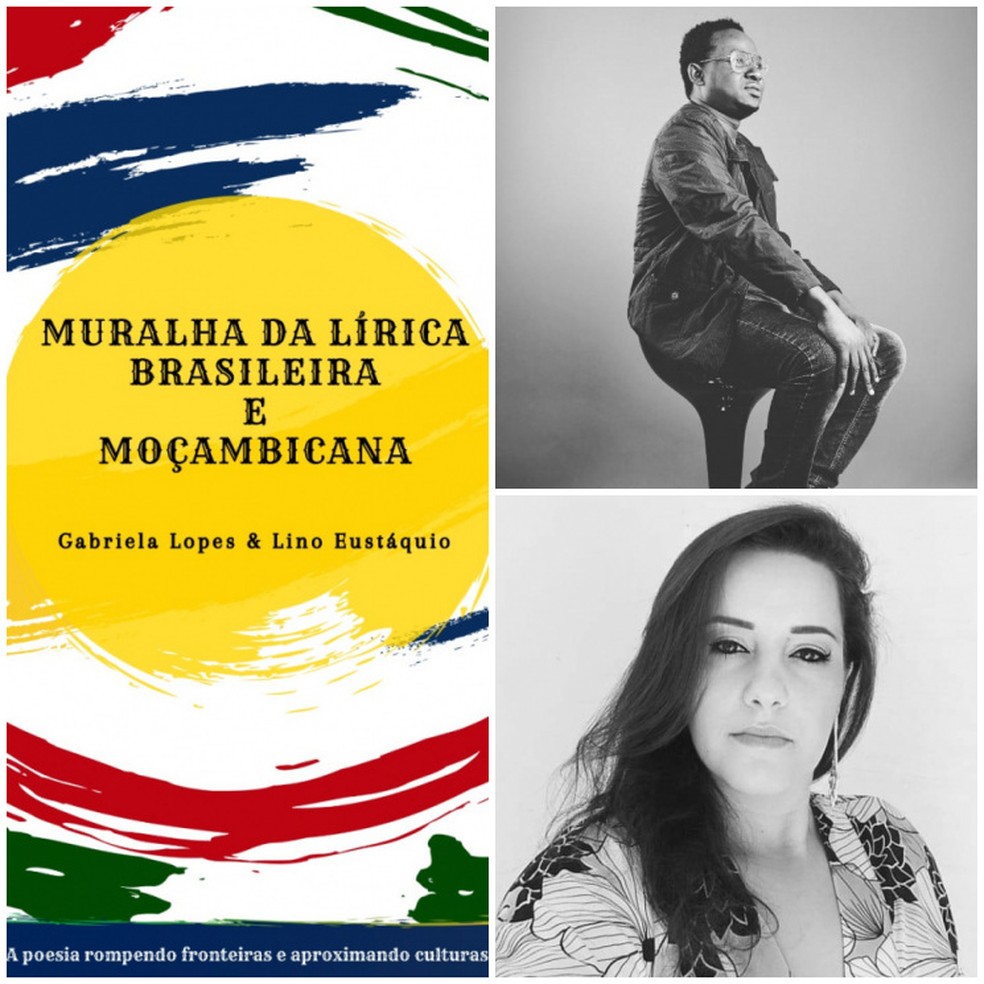 Livro escrito em parceria entre os artistas — Foto: Arquivo Pessoal/ Montagem G1