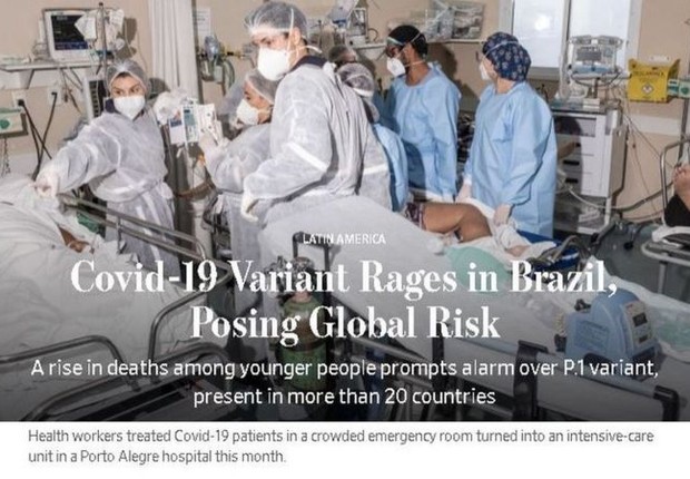 BBC - Reportagem do Wall Street Journal fala em risco à saúde pública global (Foto: Reprodução via BBC)